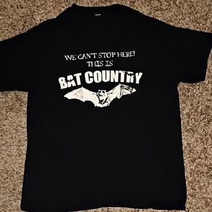 Bat Country Graphic Tee - Black with White Print